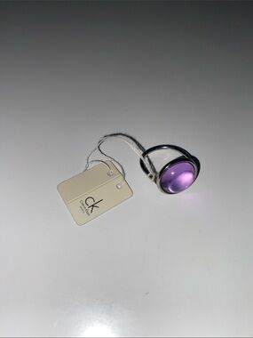 Calvin Klein Purple Dome Stainless Steel Ring